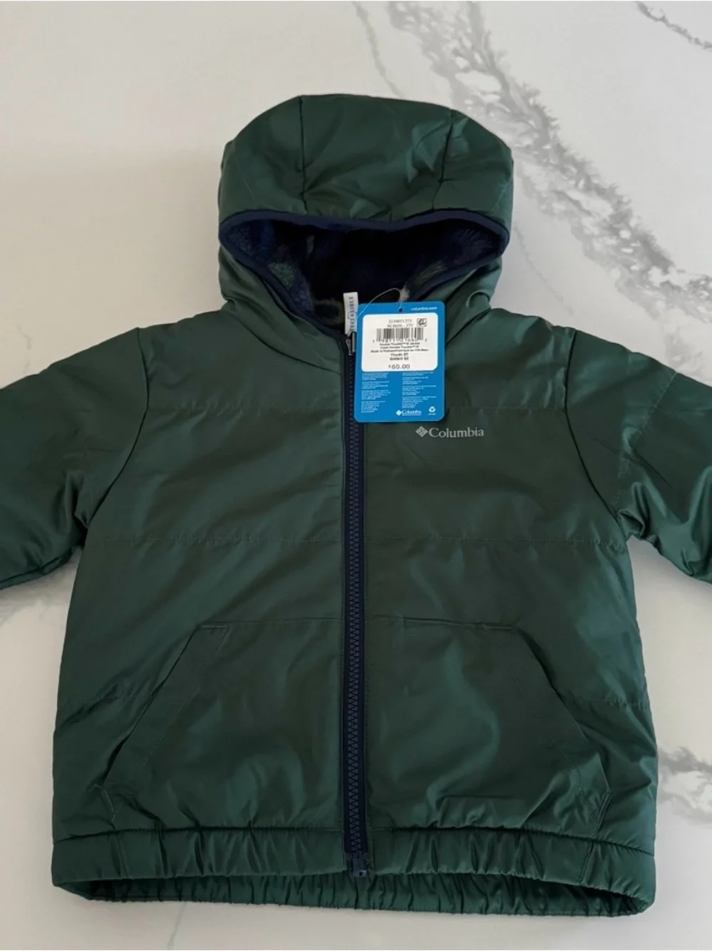 Columbia Kids Reversible Dinosaur Double Trouble Jacket Boys’ Size 3T NEW